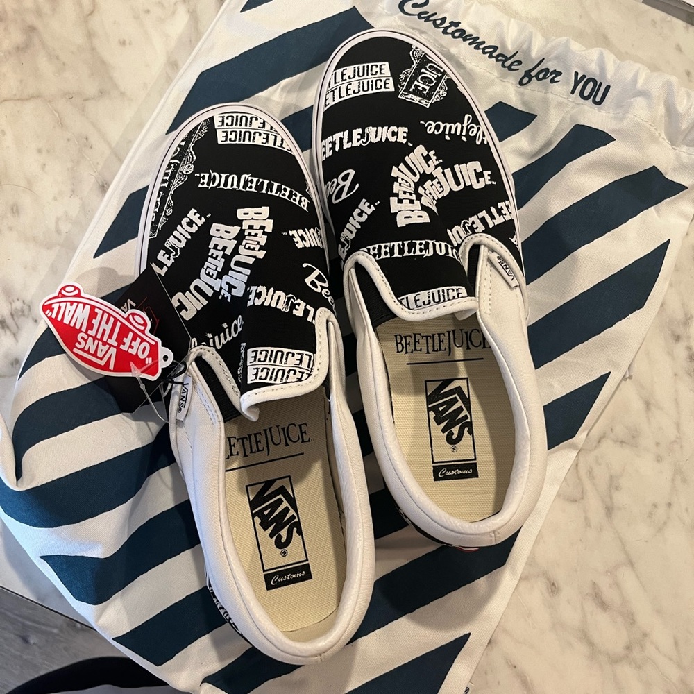 LIMITED EDITION BEETLEJUICE VANS!!!